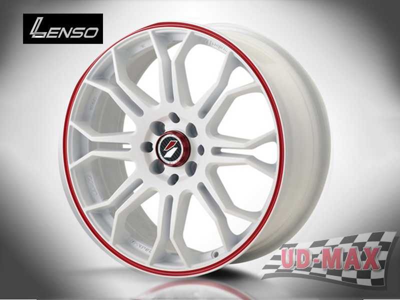 LENSO Project-D7 color White /Red Line