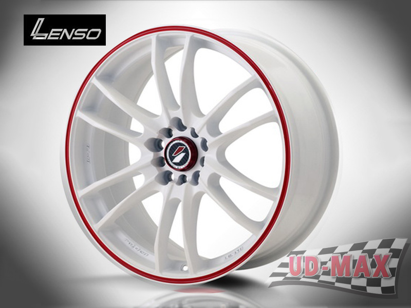 LENSO Project-D8 color White / Red Line